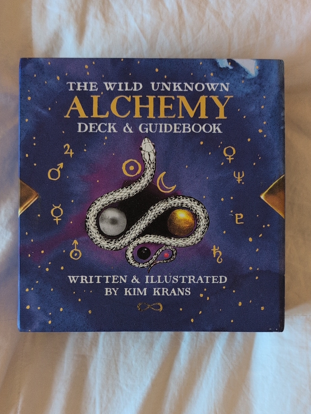 The Wild Unknown Alchemy Deck & Guidebook - Blue with Gold Accents
